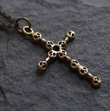 Yellow Brass Cross Pendant – RebelIdeal
