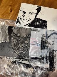 First time lino printing since Highschool : r/aphextwin