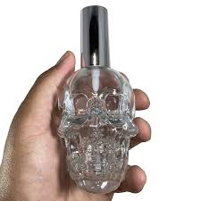 Single 120ml Glass Skull Spray Bottle Mist Dark Magic ...