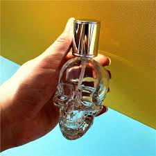 100ml Vintage Gothic Skull Silver Perfume Spray Bottle ...