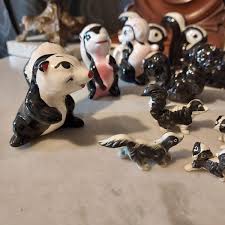 Vintage Mid-century Skunk Figurines From Japan | eBay Australia