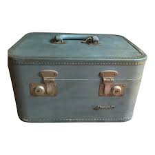 Mid 20th Century Vintage Luggage Monarch Train Case | Chairish