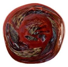 Mediterranean Ox blood Red Platter – Wimberley Glassworks Store