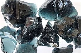 Crushed GRAY Glass, 2 lbs, Large Size, for Tumbling or Decor ...