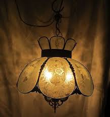 Lot - BRONZE AND CHAMPLEVE ENAMEL FLOOR LAMP AND SHADE,