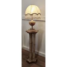 Italian Marble Column Lamp Set, 1950s, Set of 2 | Chairish