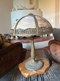 Early 20th Century Slag Glass Lamp – Arizona Origins