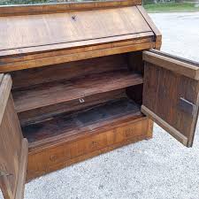 Antique Empire Era Secretaire with Doors | Chairish