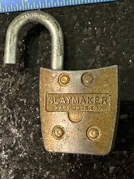Vintage SLAYMAKER Rustless Pad Lock with Key Made in USA | eBay
