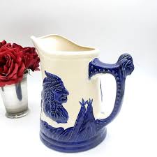 Vintage | Accents | Vintage Large Old Sleepy Eye Cobalt Blue ...