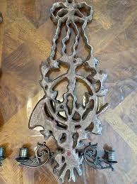 Pair of Early 20th Century Large Gilded Wood 2 Arm Wall Sconces From Italy - Etsy Canada