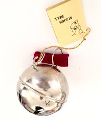 Jingle Bell Single 3in Vintage Metal Ornament Taiwan ...