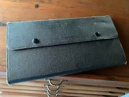 Vintage TOWER Germany 15 Piece Drafting Tool Set W/ Leather Case 606.50380 | eBay