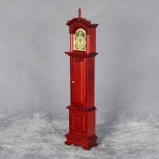 AirAds Dollhouse 1:12 Miniatures real wood grandfather clock ...