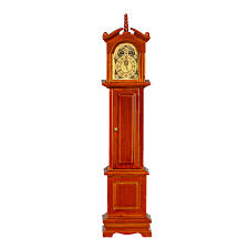 1 Inch Scale Walnut Grandfather Clock– Real Good Toys