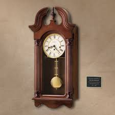 David Key Wound Wall Clock with Engraved Wall Plate - The ...