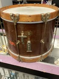 Used Slingerland 10X14 FIELD SNARE EAGLE FLAG Vintage Wood ...