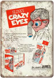 Slinky Crazy Eyes James Industries Toy Ad 12"x9 ...