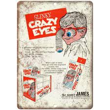 Slinky Crazy Eyes James Industries Toy Ad 10"X7 ...