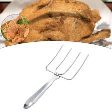 Generic Truthahn Fork Stainless Steel, Roaster Poultry Fork, Professional, Truthahn Lifter Steak Grill Gabel for Grill Kochrill, Argent : Amazon.ca: Patio, Lawn & Garden
