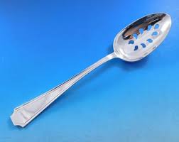 Fairfax by Durgin-gorham Sterling Silver Serving Spoon Pcd 9-hole Custom 8 3/8" - Etsy