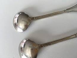 BEADED BY GORHAM COIN SILVER MASTER SALT SPOONS | eBay