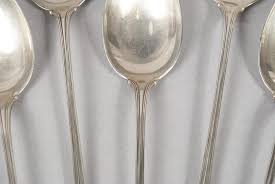 Lot - SIX ALVIN STERLING SILVER ICED TEA SPOONS