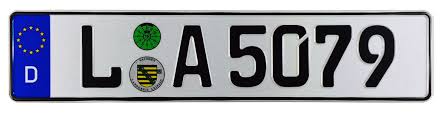 Leipzig German License Plate – ZPlates.com