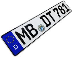 European German License Plate – ZPlates.com
