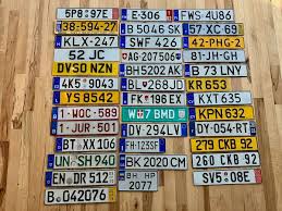 Good Condition European License Plates – RusticPlates