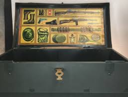 Vintage GI Joe Footlocker Container with Tray | eBay