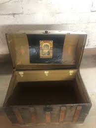 Historic 1870s Antique Steamship Trunk or Treasure Chest ...