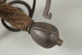 Sold at Auction: A ST AUGUSTINE FLORIDA, CIRCA. 1600 SWORD. 1m long. Excavated about 1940.