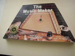 Vintage, Nepeneroyka Lap Harp in Orig. Box with 12 Songs or ...