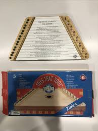Wooden Zither with Song Sheets by Small World Toys Lap Harp ...