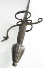 Sold at Auction: A VICTORIAN RAPIER SWORD