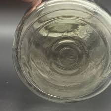 Vintage Smoky Gray Glass Drey Perfect Mason Jar~ Quart~Zinc ...