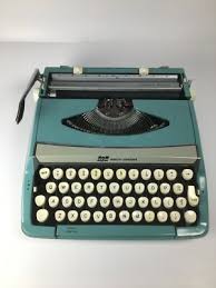 Vintage Smith-Corona SCM Corsair-Deluxe Blue Aqua ...