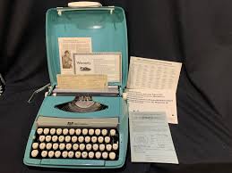 Vintage Smith Corona Corsair Deluxe Blue Typewriter - Etsy