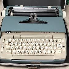 Blue Typewriter | eBay