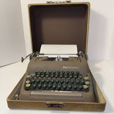 VINTAGE 1950s SMITH CORONA SILENT TYPEWRITER WITH CASE | eBay