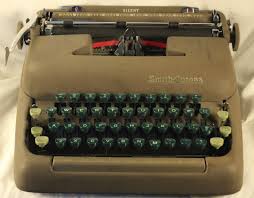 Smith-corona Silent Vintage 1950 Working Manual Portable Typewriter Beautiful Chocolate Brown Writers Creative Instrument and Companion Tool - Etsy