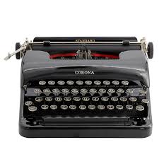 Smith Corona Streamline Glossy Black - myTypewriter.com