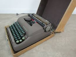 vintage green keys portable smith corona sterling typewriter with case | eBay