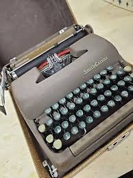 Vintage Smith Corona Sterling Typewriter Green Keys | eBay