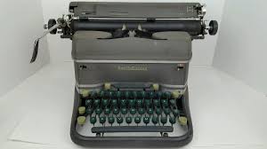 Vintage Smith Corona Super Speed Art Deco Typewriter w ...