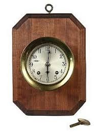 Lot - Brass Cased Chelsea Bulkhead Mount Ship's Clock