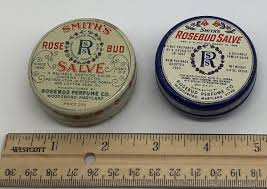 2 Vintage Smith's Rose Bud Salve Tins | eBay Australia