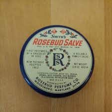 Vintage ROSEBUD Smith's Rosebud Salve Lip Balm 0.8 Oz Tin 1/2 Full | eBay