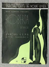 Smoke Gets In Your Eyes From Roberta. Jerome Kern & Otto Harbach. Harms Co 1933 | eBay